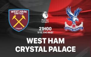 West Ham vs Crystal Palace 3/12/2023