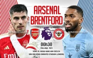 Nhận định, soi kèo Arsenal vs Brentford ngày 10/03/2024