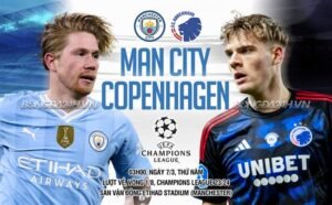 Nhận định, soi kèo Man City vs Copenhagen ngày 07/03/2024