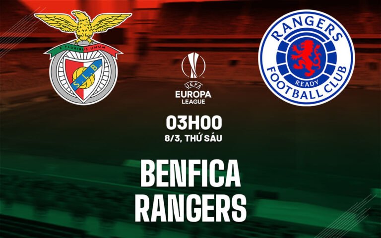 Nhận định, soi kèo Benfica vs Rangers ngày 08/03/2024