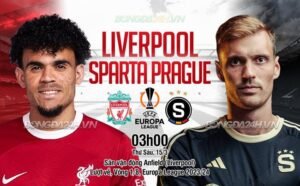 Nhận định, soi kèo Liverpool vs Sparta Prague ngày 15/03/2024